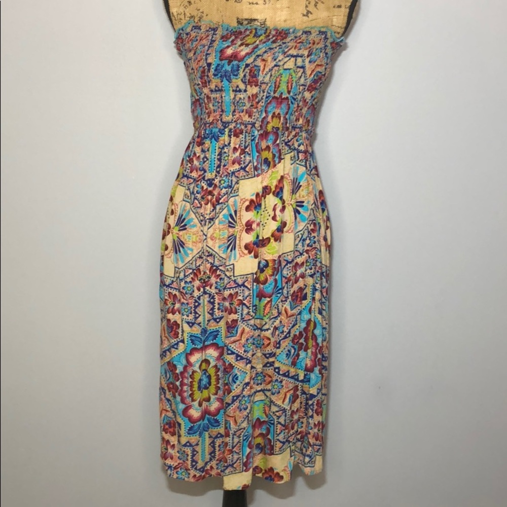 Angie Strapless Sun Dress Size XS